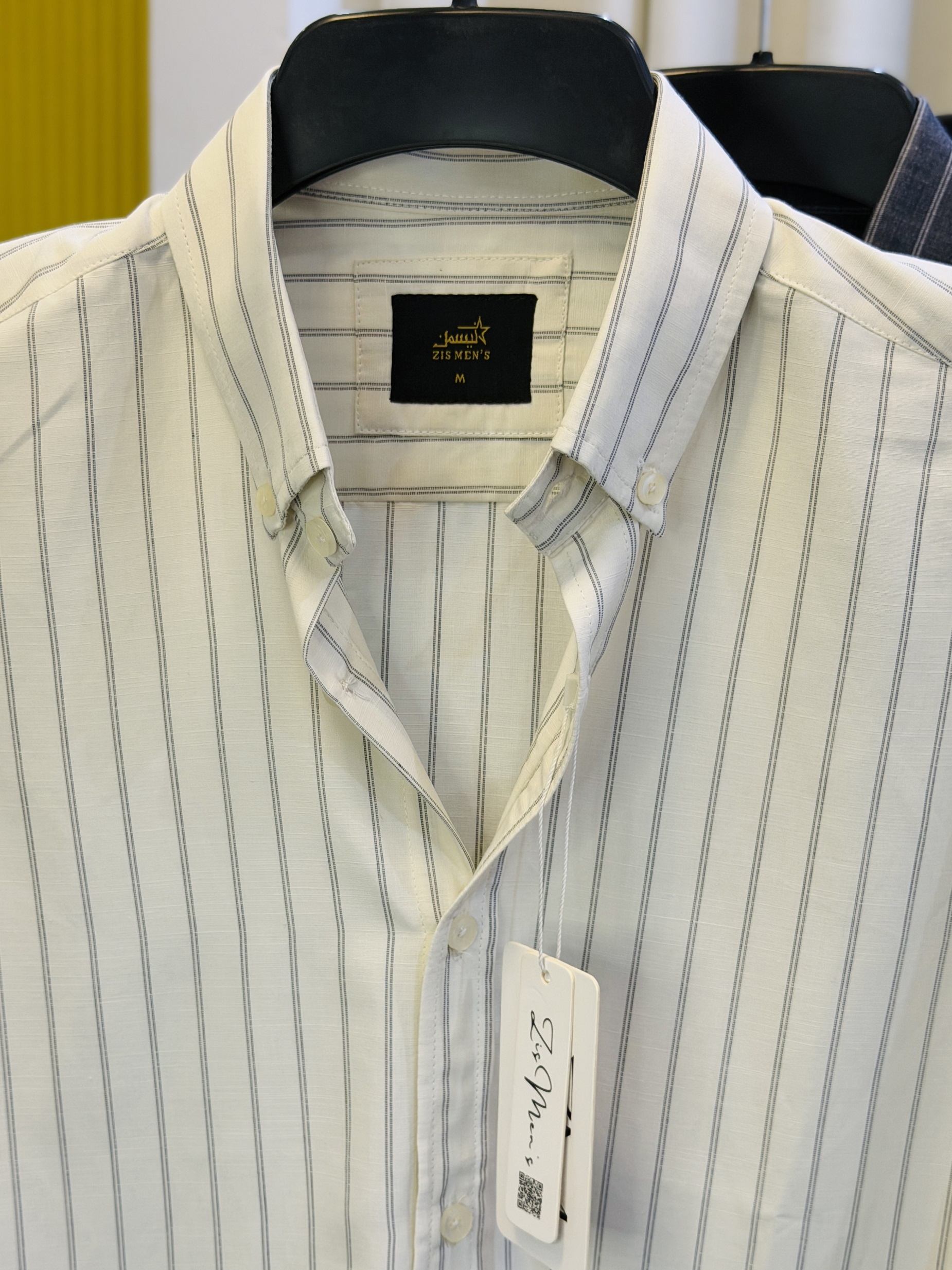 Vintage Off-White Stripe Shirt