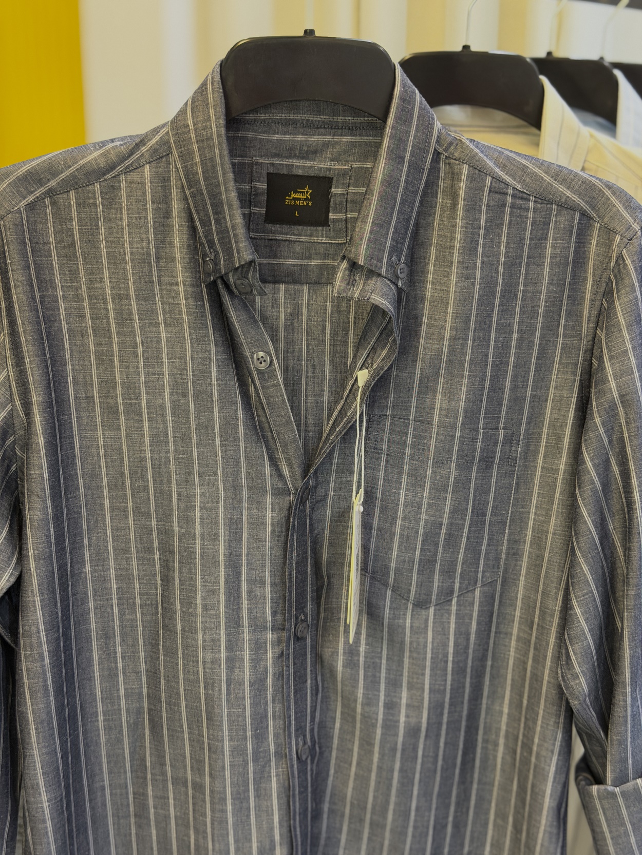 Steel Grey Stripe Shirt